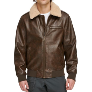 Men's Faux Leather Jacket