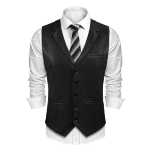 Men's Leather Vest