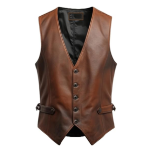 Men's Leather Vest