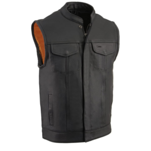 Men's Leather Vest