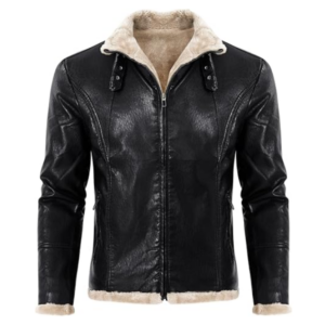 Casual Faux Leather Jacket